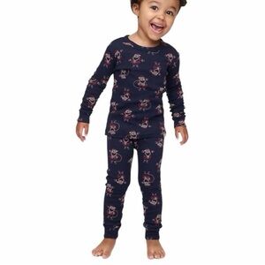 NEW GAP Baby 0-3 Months Organic Cotton Holiday PJ Set- Santa Claus